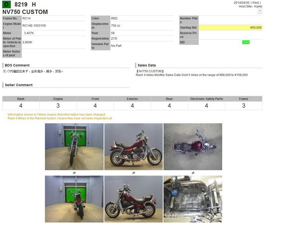 Купить мотоцикл Honda NV750Custom 1985 фото 1